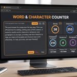 Word & Character Counter